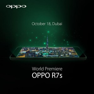 World Premiere of the OPPO R7s Set