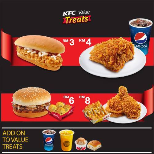 all NEW KFC Value Treats!