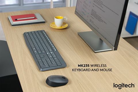 Logitech MK235 Wireless Keyboard and Mouse combo