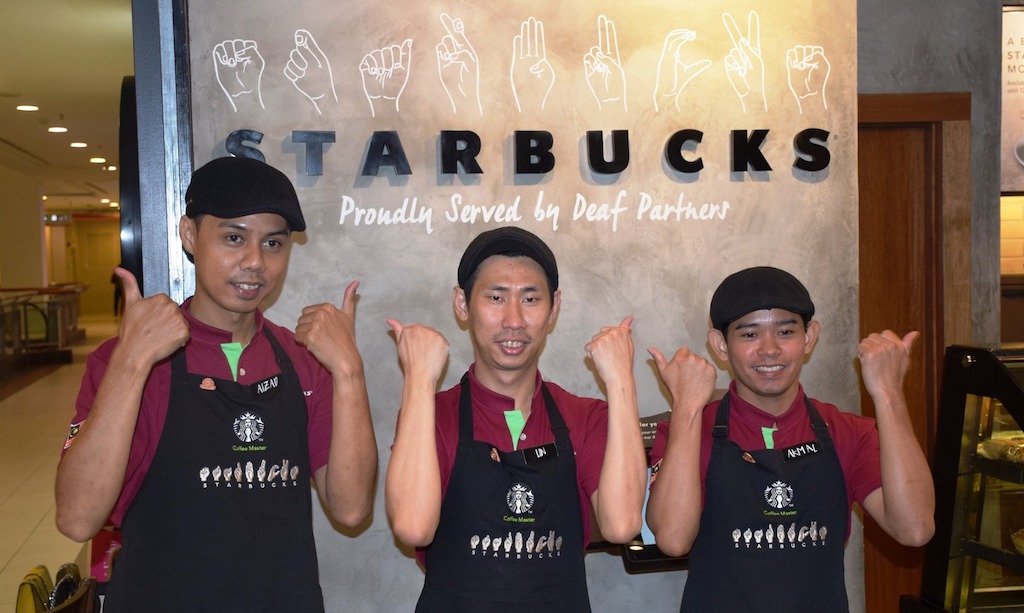 First Starbucks Signing Store