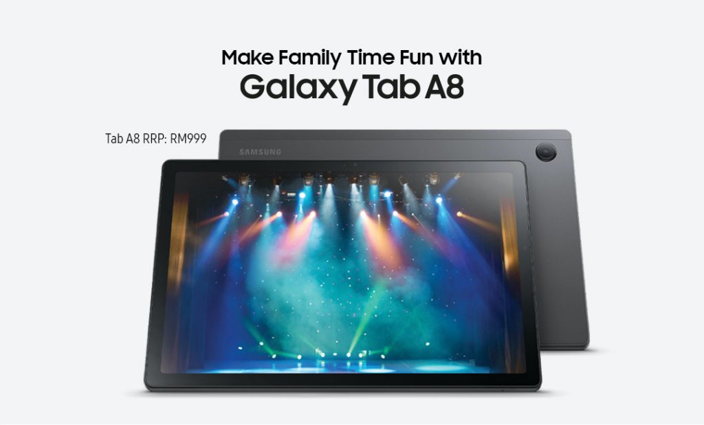 New Galaxy Tab A8 More Screen, More Power and More Performance Gabra MY