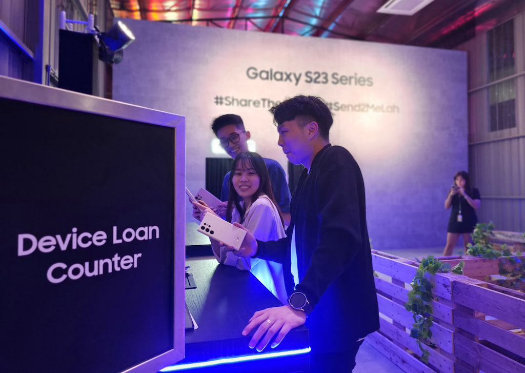 Samsung Galaxy Space Device Loan Counter
