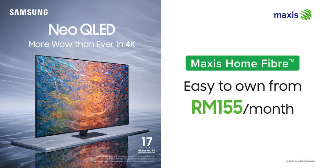 Samsung Neo QLED 4K from RM155 Maxis