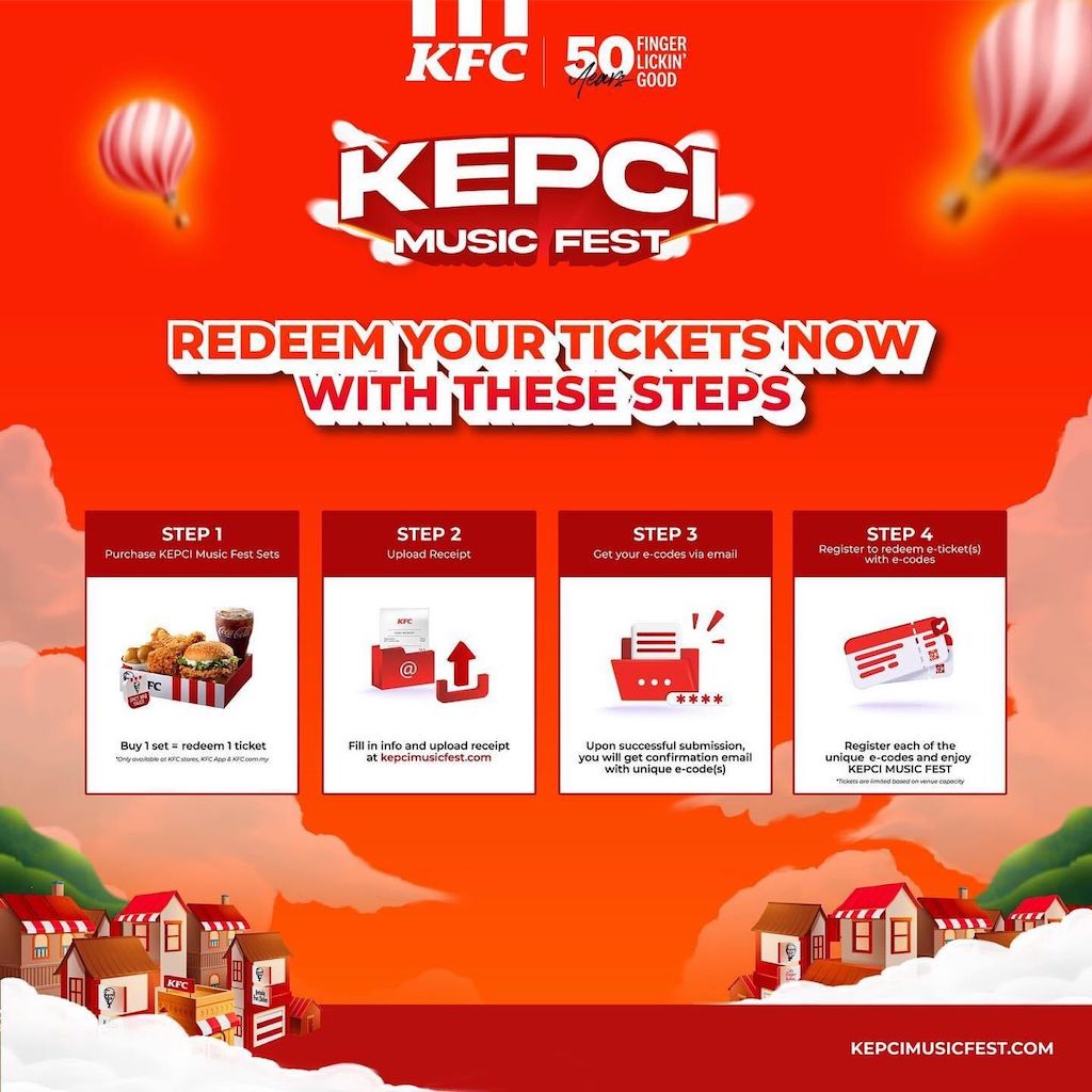 Redeem Ticket KEPCI Music Fest