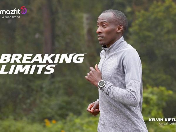 Amazfit World Record Marathon Runner Kelvin Kiptum