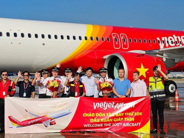 Vietjet Enhances Fleet Capacity With the Arrival of 105 th Aircraft
