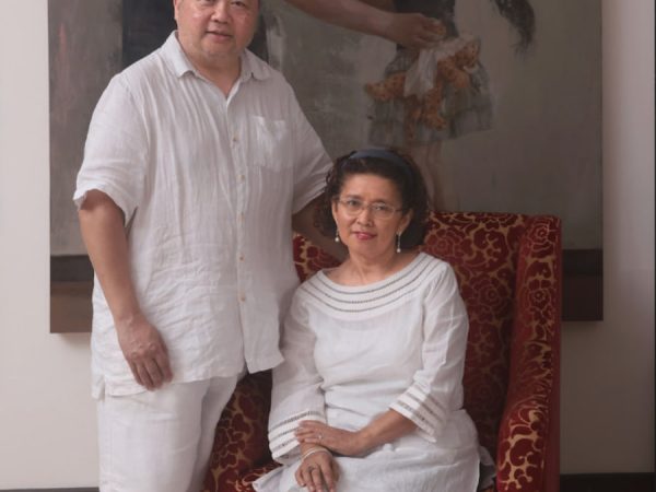 Art collectors Bingley Sim and Ima Norbinsha