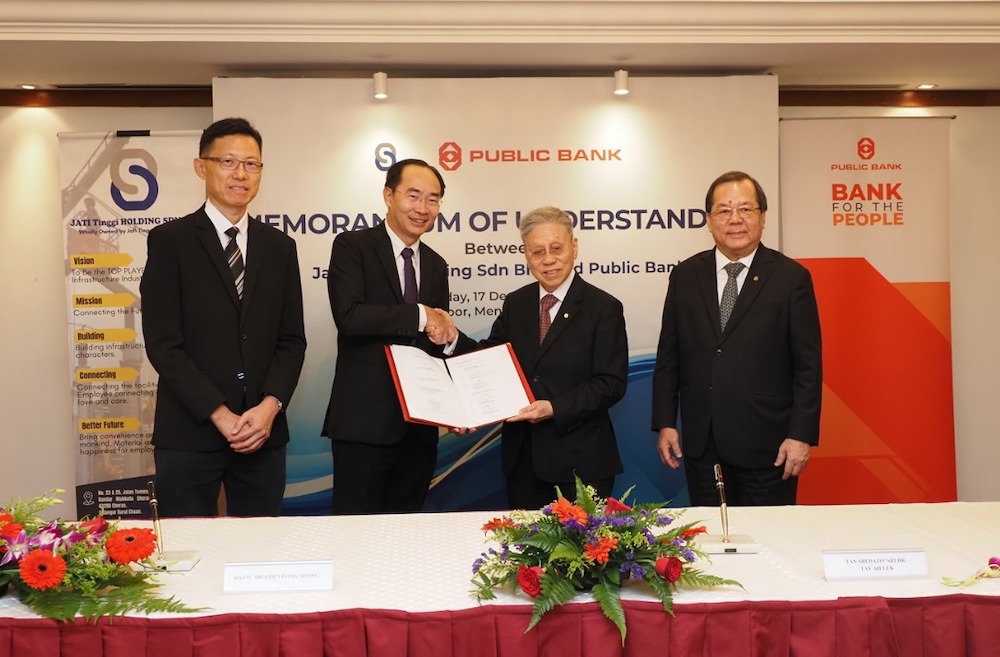 Public Bank and Jati Tinggi Enter Into A MOU For Solar Energy Initiative