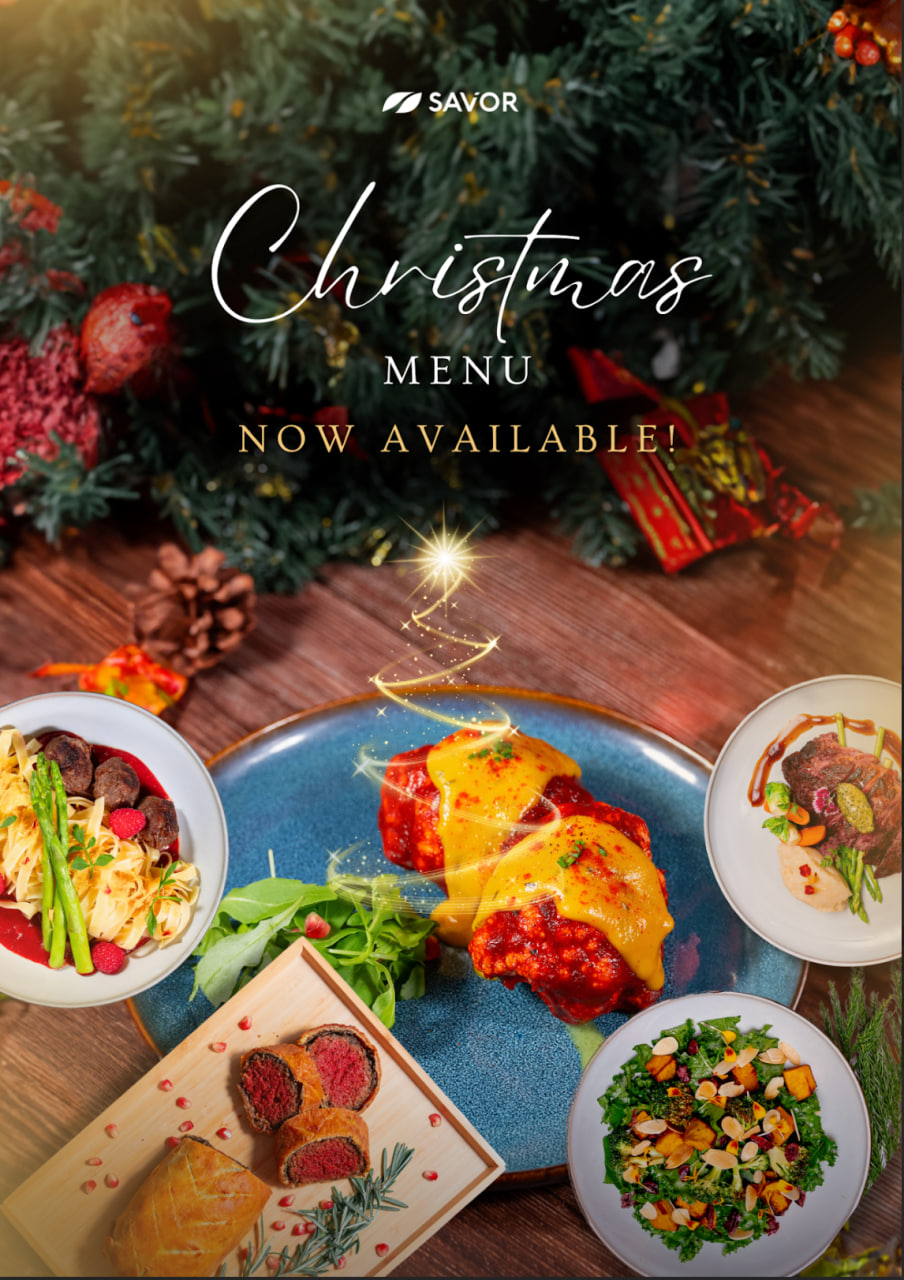 Savor’s Christmas Menu 2024
