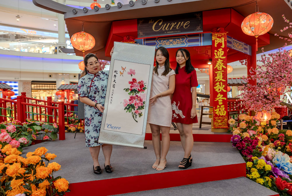 Chinese New Year 2025 at the Curve's Enchanting Garden of Fortune