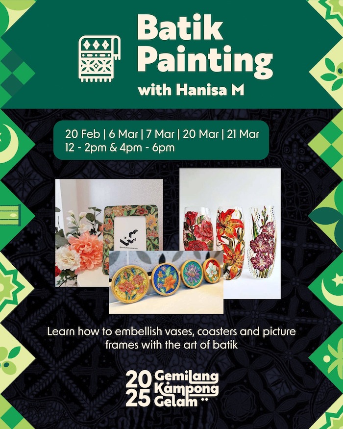 Cultural Workshops Gemilang Kampong Gelam 2025