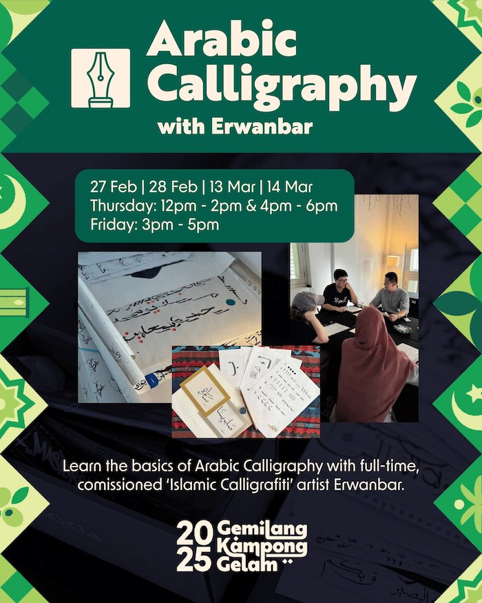 Cultural Workshops Gemilang Kampong Gelam 2025