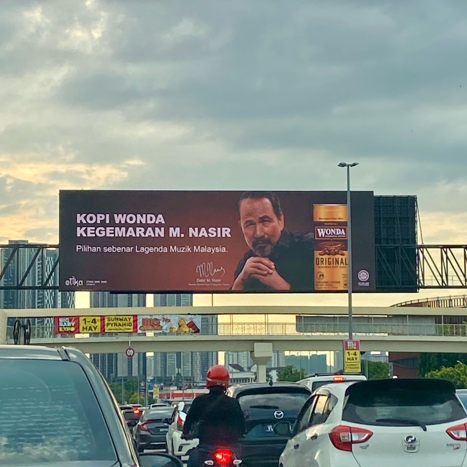 M. Nasir Picks Wonda Coffee Billboard