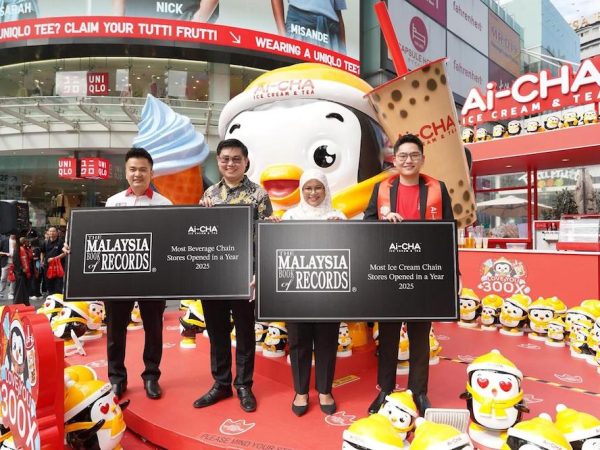 Ai-CHA Sets Malaysian Record with 300 Outlets