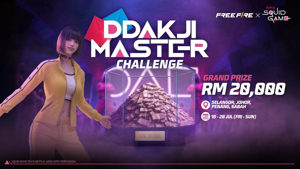 Ddakji Master Challenge - Free Fire X Squid Game Ddakji Master Challenge - Free Fire X Squid Game