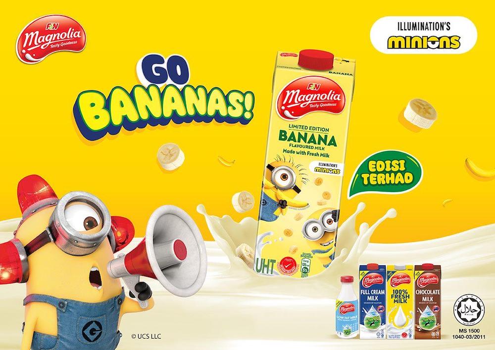 Minions Take Over F&N MAGNOLIA Dairy Treats