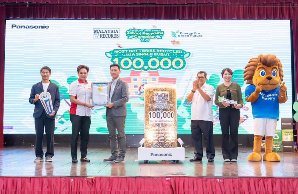 Panasonic’s School Recycling Drive Sets Malaysian Record
