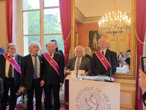 Professor Lin Xiang Xiong Awarded Gold Medal of Honor by the Ligue Universelle Du Bien Public