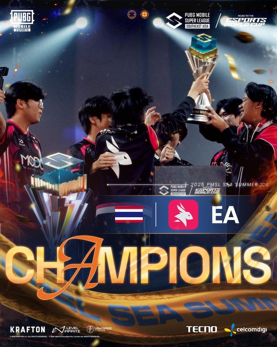 eArena Crowned Champions of PMSL SEA Summer 2025