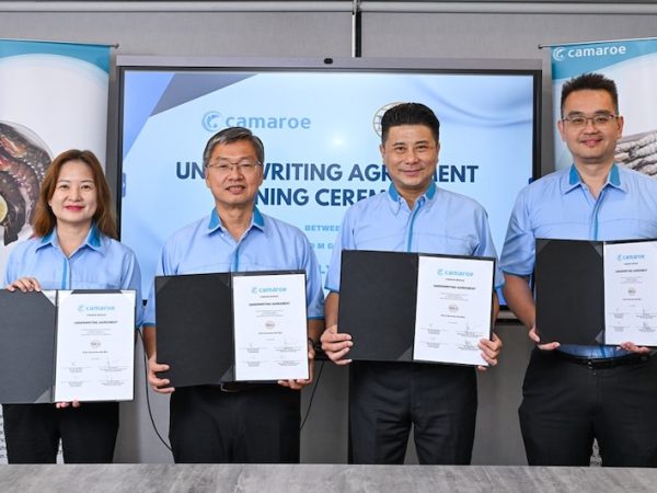 Camaroe Berhad Signs Underwriting Agreement with M & A Securities