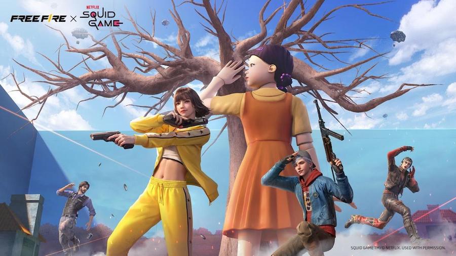 Classic Squid Game Challenges Meet Free Fire Maps Classic Squid Game Challenges Meet Free Fire Maps