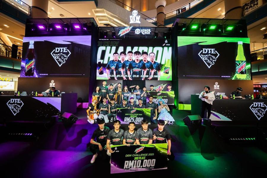DTE Gaming Crowned Dew Challenge 2025 Champions