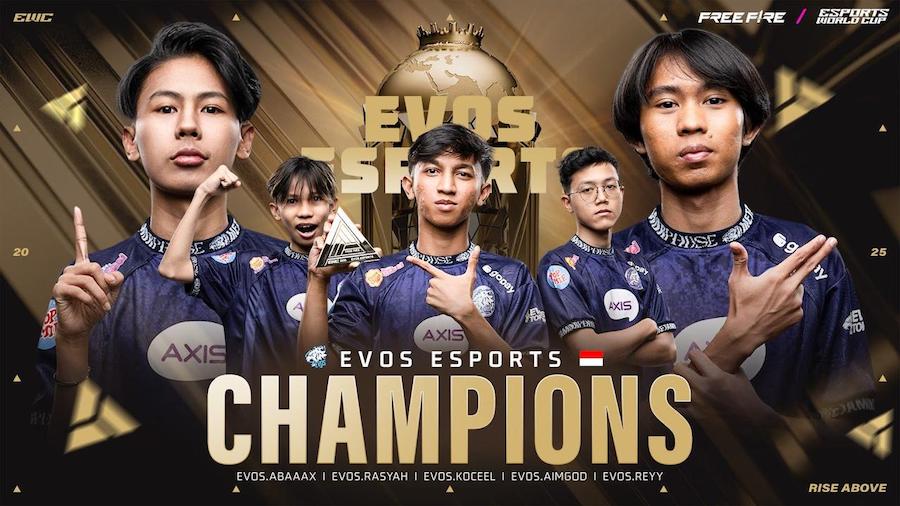EVOS Esports Wins Free Fire at Esports World Cup 2025