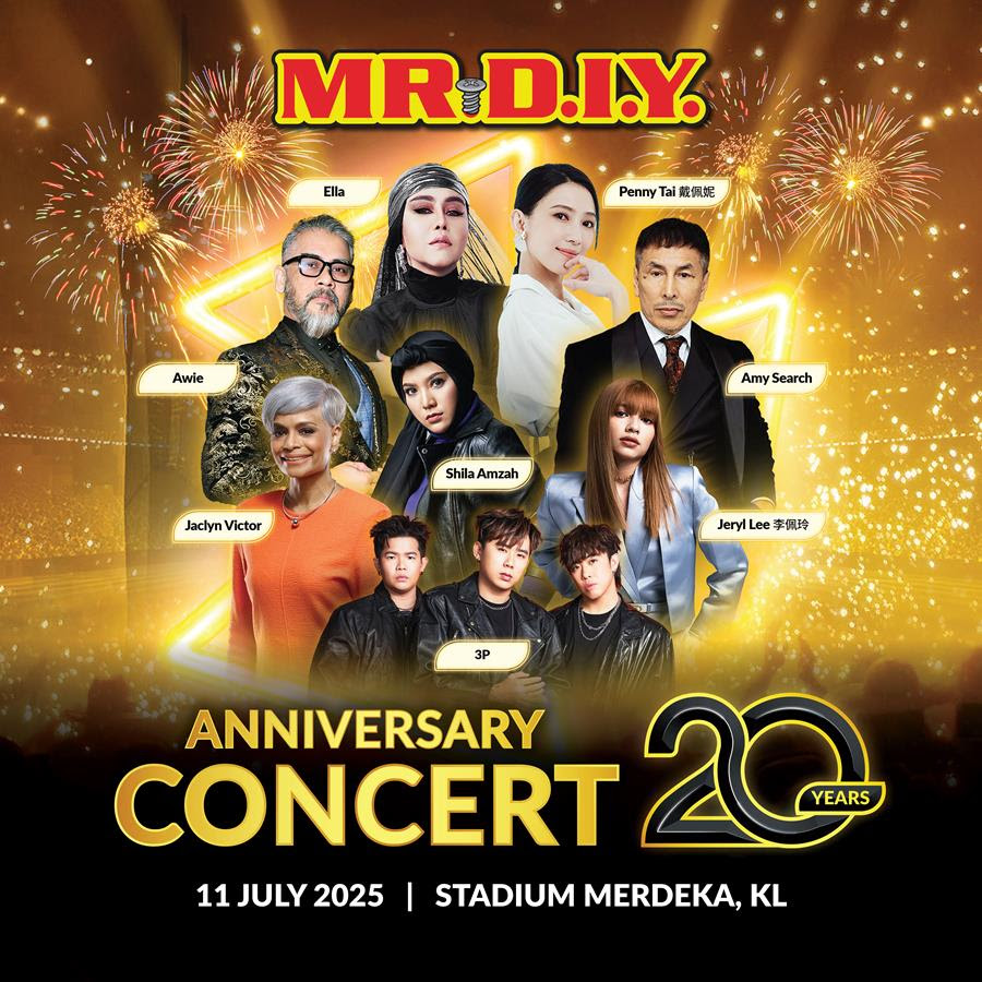 MR D.I.Y. Celebrates 20th Anniversary with Mega Concert at Stadium Merdeka