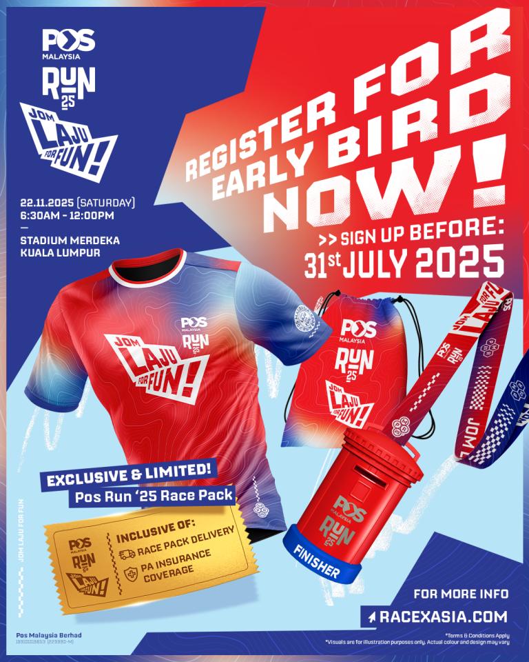Poster Pos Malaysia Run 2025
