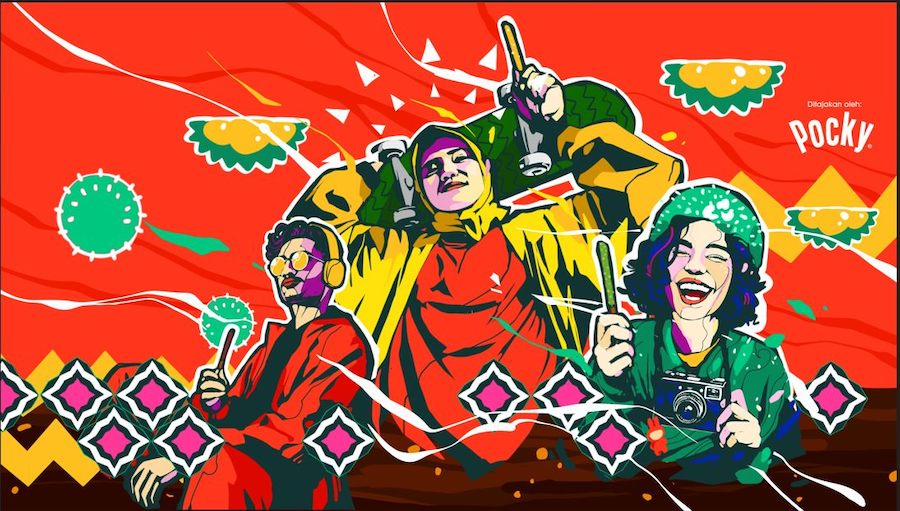 Pocky Share the Taste of Heritage Street Art