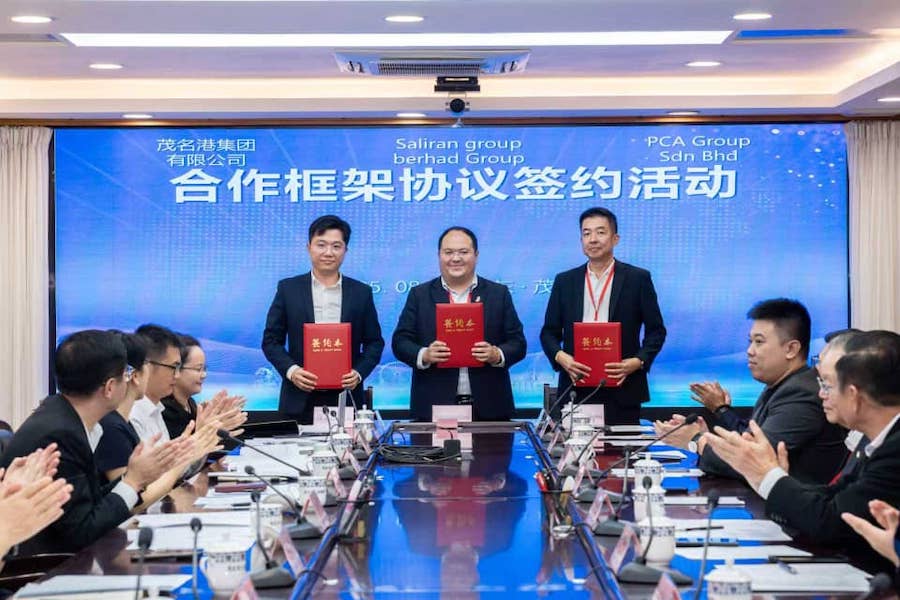 Saliran Group Signs MoU with Maoming Port Group and PCA Group