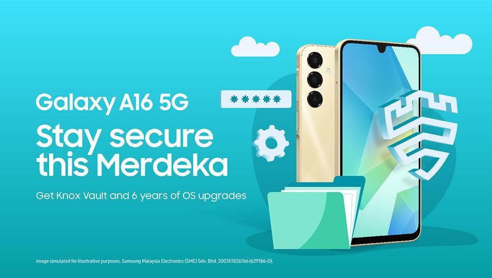 Stay Secure This Merdeka with the Samsung Galaxy A16 5G