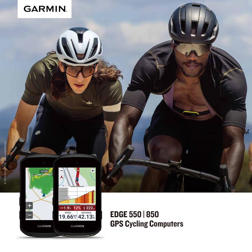 Garmin Edge 550 and 850 Garmin Edge 550 and 850