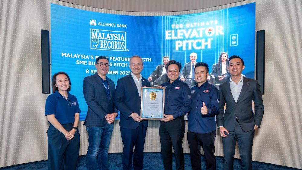 Malaysia Book of Records Recognises Alliance Bank’s SME Pitch Film