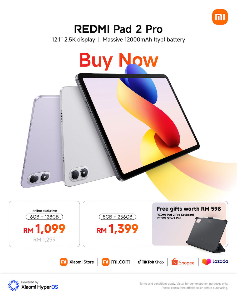 Redmi Pad 2 Pro Malaysia Redmi Pad 2 Pro Malaysia