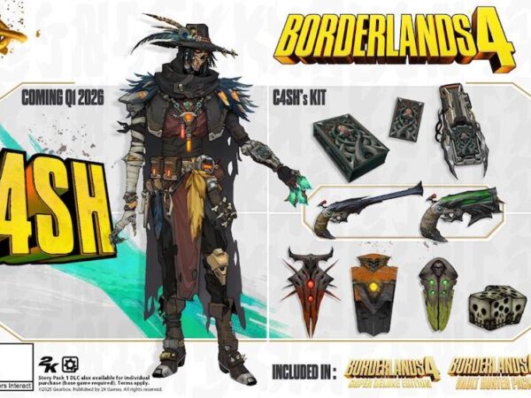 Borderlands 4 Reveals New Vault Hunter C4SH