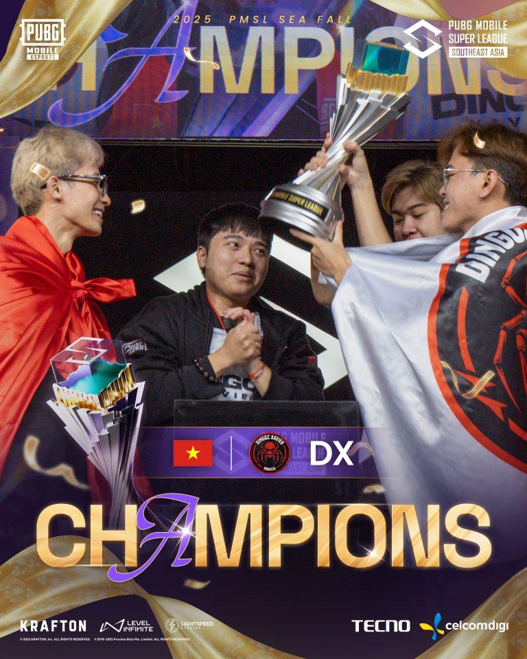 D’XAVIER, Vietnam’s Pride, Wins PMSL SEA Fall 2025