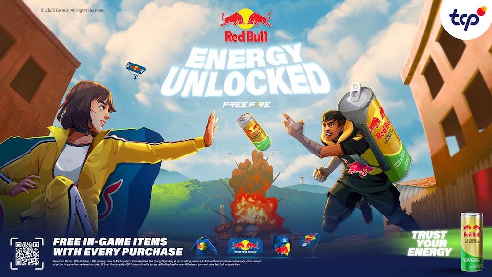 Red Bull Joins Forces with Free Fire to Energize Players