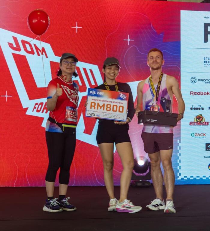 The Pos Malaysia Run 2025 Winners Corporate Rally