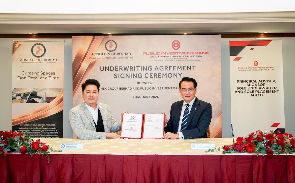Adnex Group Berhad Signs Underwriting Agreement