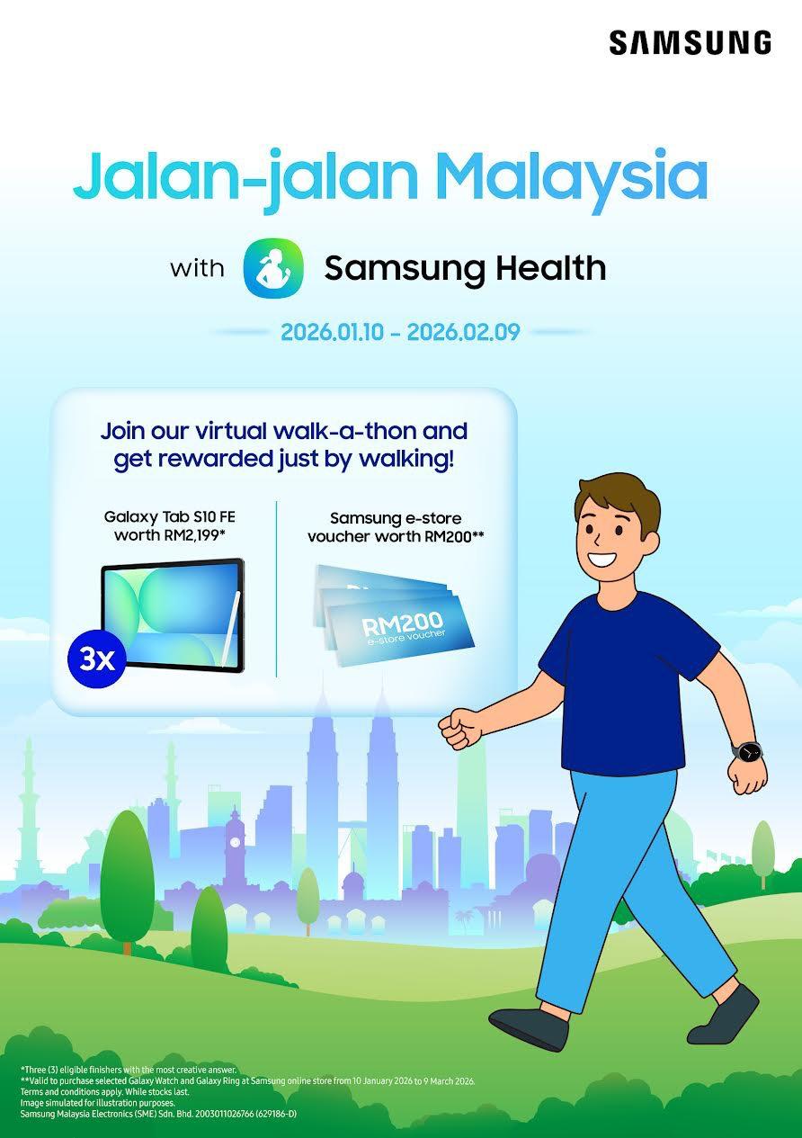 Jalan-Jalan Malaysia with Samsung Health