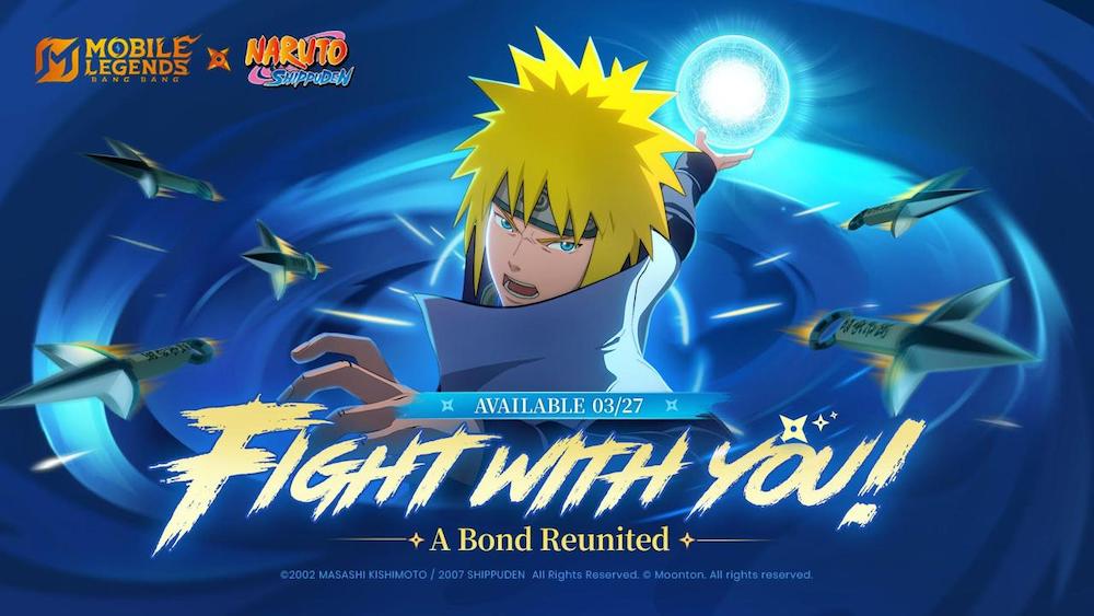Minato Namikaze Mobile Legends Bang Bang × NARUTO returns Minato Namikaze Mobile Legends Bang Bang × NARUTO returns
