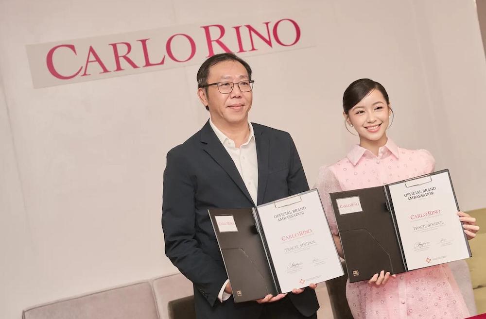 Carlo Rino Appoints Tracie Sinidol as Official Brand Ambassador Carlo Rino Appoints Tracie Sinidol as Official Brand Ambassador
