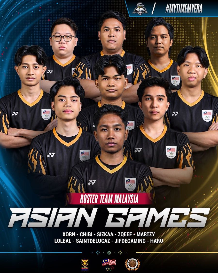 Malaysia’s official MLBB lineup for the Asian Games qualifiers Malaysia’s official MLBB lineup for the Asian Games qualifiers