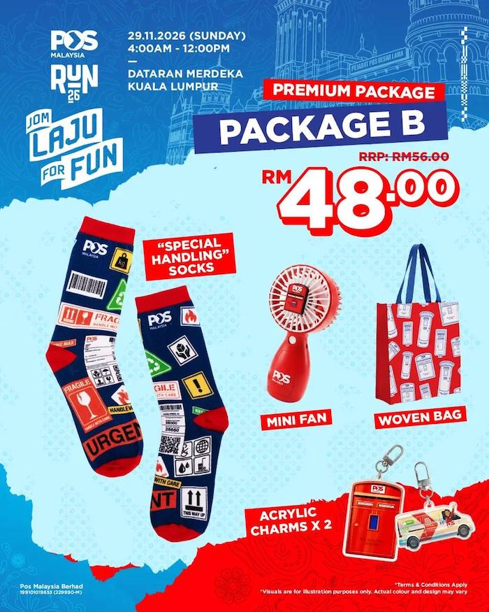 Pos Malaysia Run 2026 Package