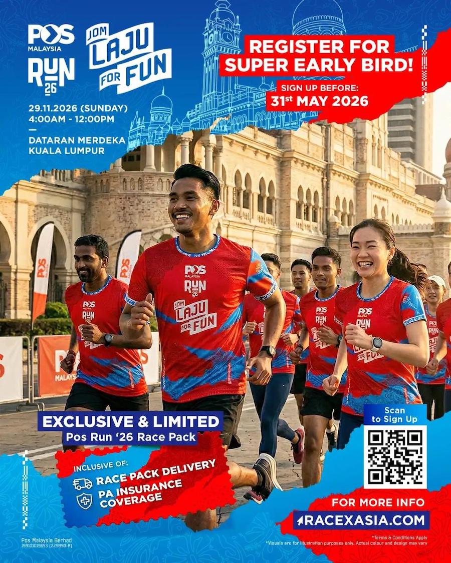 Pos Malaysia Run 2026 Super Early Bird