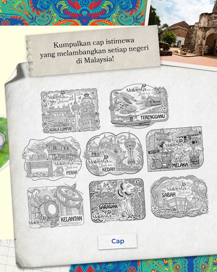 Pos Malaysia special Visit Malaysia 2026 commemorative stamp