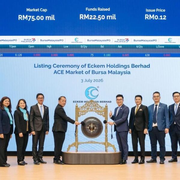 Eckem Holdings Berhad Debuts on ACE Market