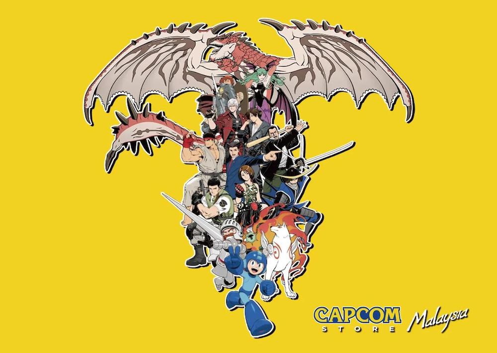 CAPCOM POP-UP Store Malaysia Postcard CAPCOM POP-UP Store Malaysia Postcard