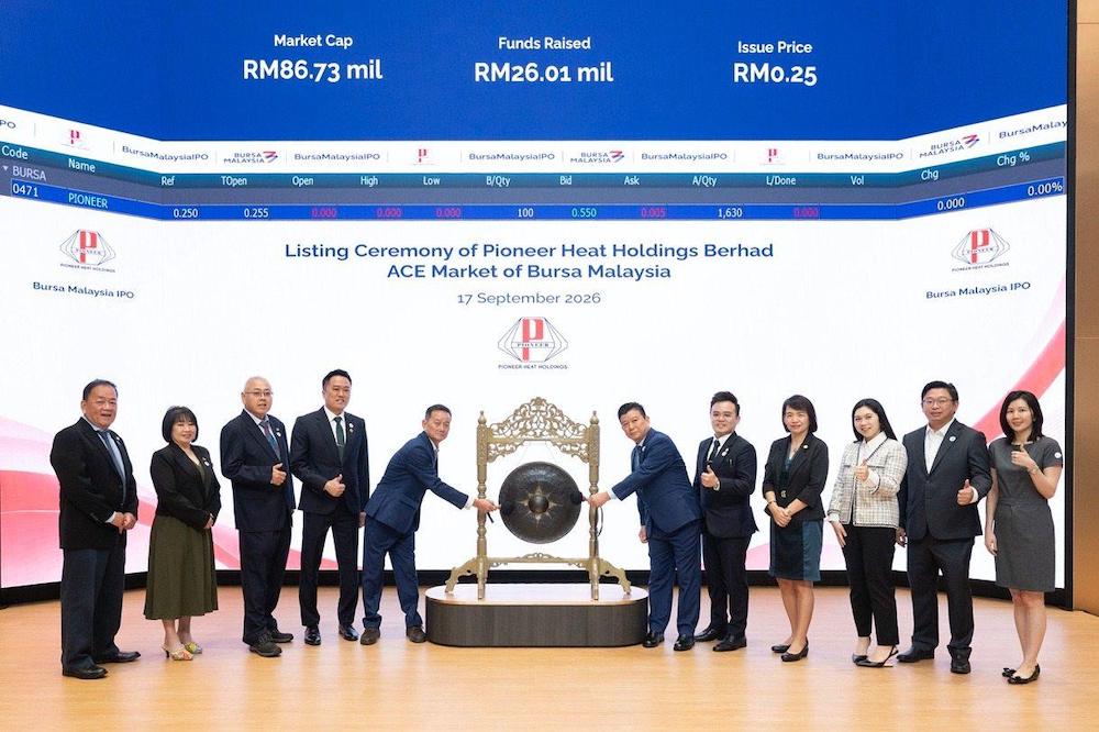 Pioneer Heat Holdings Berhad Shares Climb